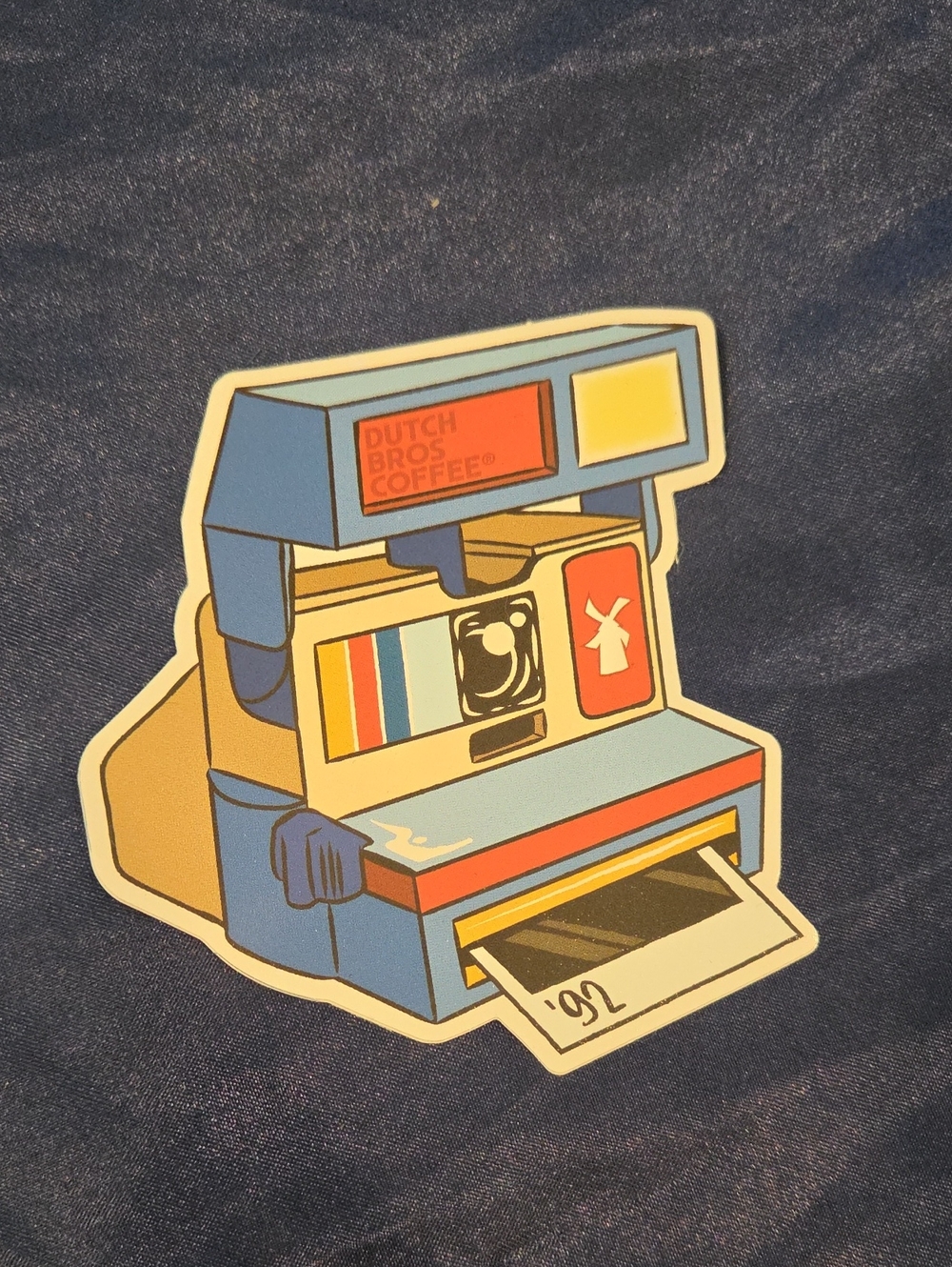 Dutch Bros Retro Camera Sticker